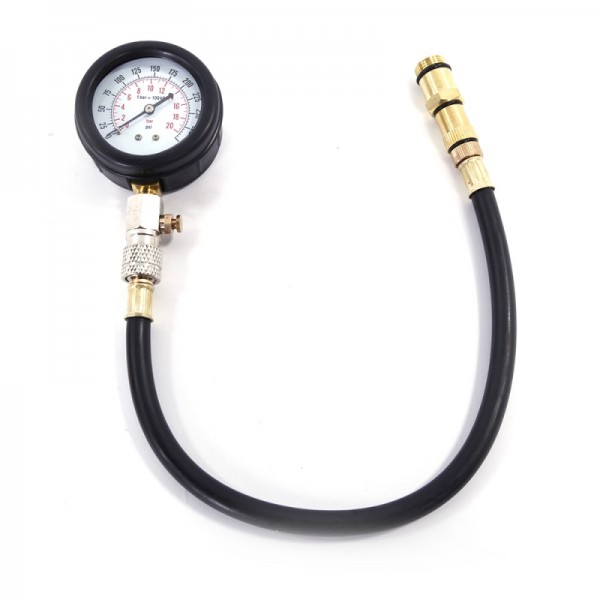 Multi-function Cylinder Pressure Gauge Black