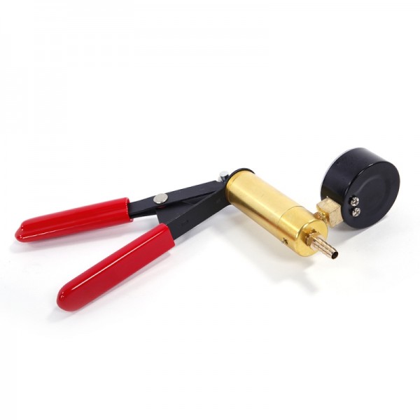 Manual Simple Vacuum Pump Red & Golden