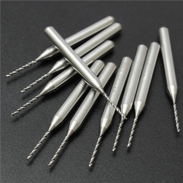 10pcs 0.3-1.2mm Tungsten Steel PCB Print Carving D...