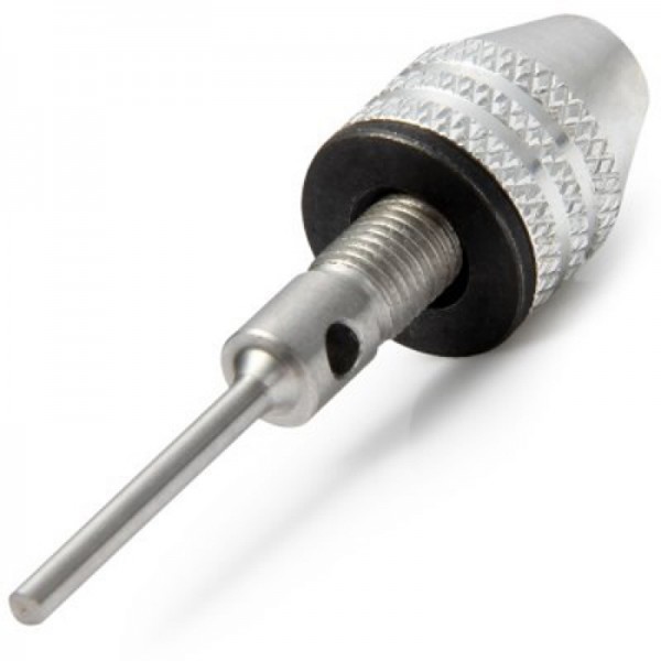 2.35mm Shank Electric Grinder Keyless Drill Chuck Adapter for Dremel Rotary Tool (0.3-3.4mm) Silver