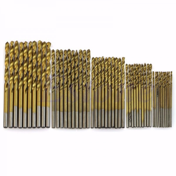 13pcs 1/1.5/2/2.5/3mm HSS Titanium Coated High Spe...