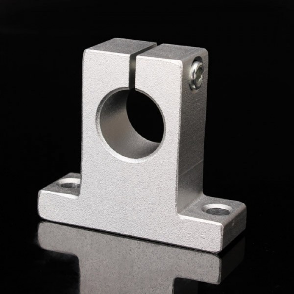 SK10 Linear Rail Shaft Support XYZ Table CNC Router Silver