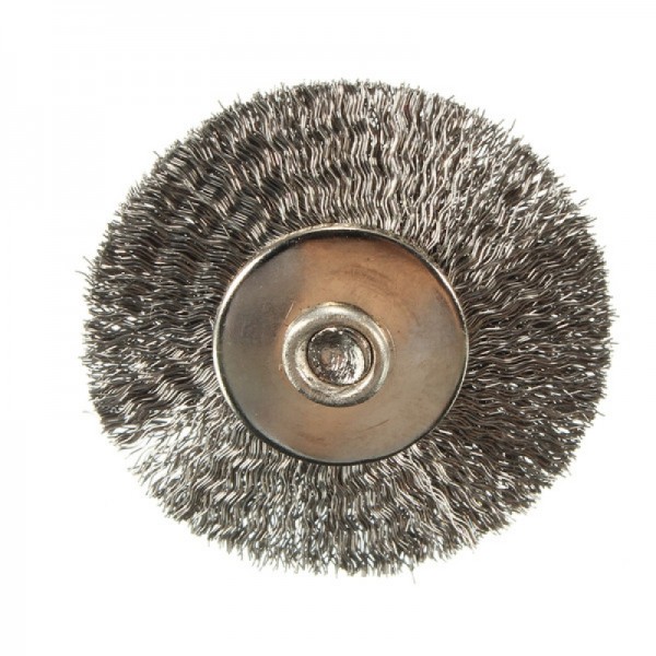 25mm Steel Wire Wheel Brush for Dremel Die Grinder Rotary Tool Silver