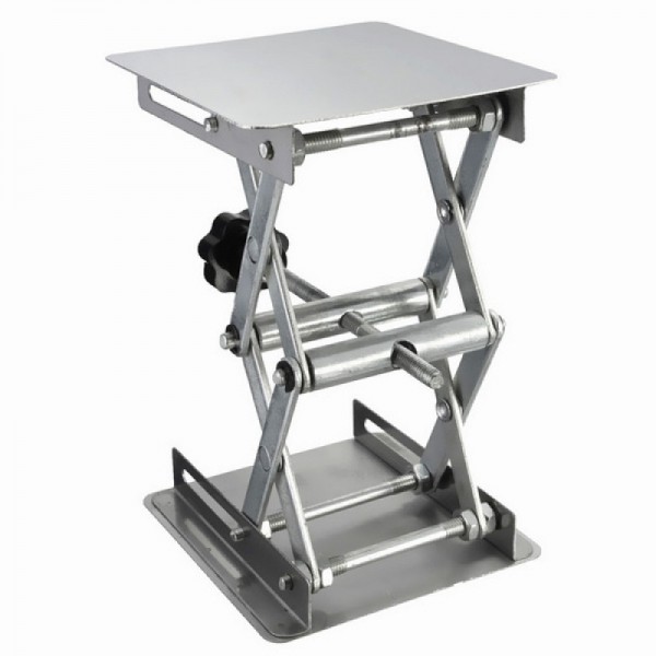 150 x 150 x 250mm Stainless Steel Manual Control Laboratory Lifting Platform