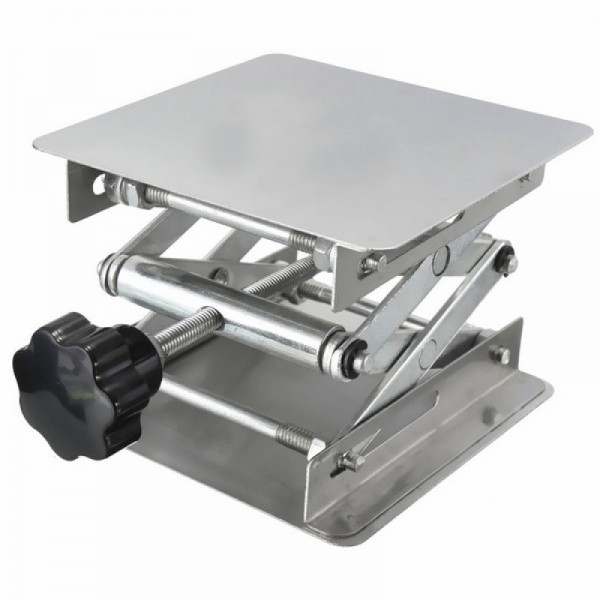 150 x 150 x 250mm Stainless Steel Manual Control Laboratory Lifting Platform