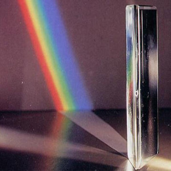 9cm Triple Triangular Prism Spectrum Physics Teach...