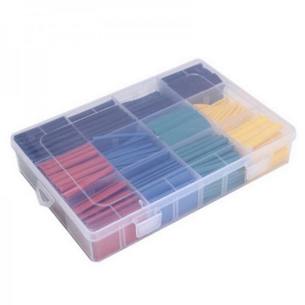 530pcs 21 Polyolefin Halogen-Free Heat Shrink Tube Sleeving Set