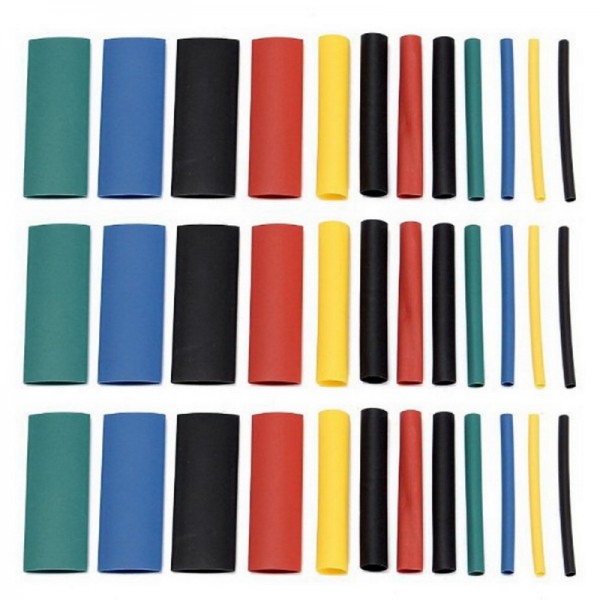 530pcs 21 Polyolefin Halogen-Free Heat Shrink Tube Sleeving Set