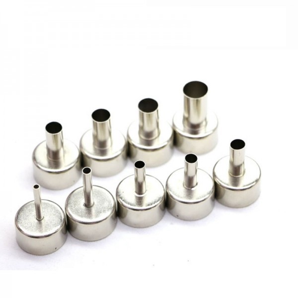 9pcs 858A/858D Heat Gun Nozzle Hot Air Desoldering...