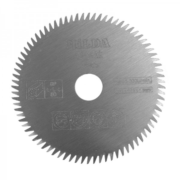 HILDA 15mm 80 Teeth HSS Saw Blade Cutting Disc for Plastic Acrylic Board