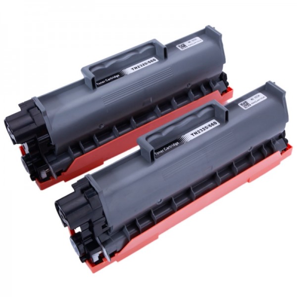 2pcs TN660 TN2320 TN2350 TN2325 TN2380 Toner Cartridge Compatible for Brother HL-L2300D L2365DW